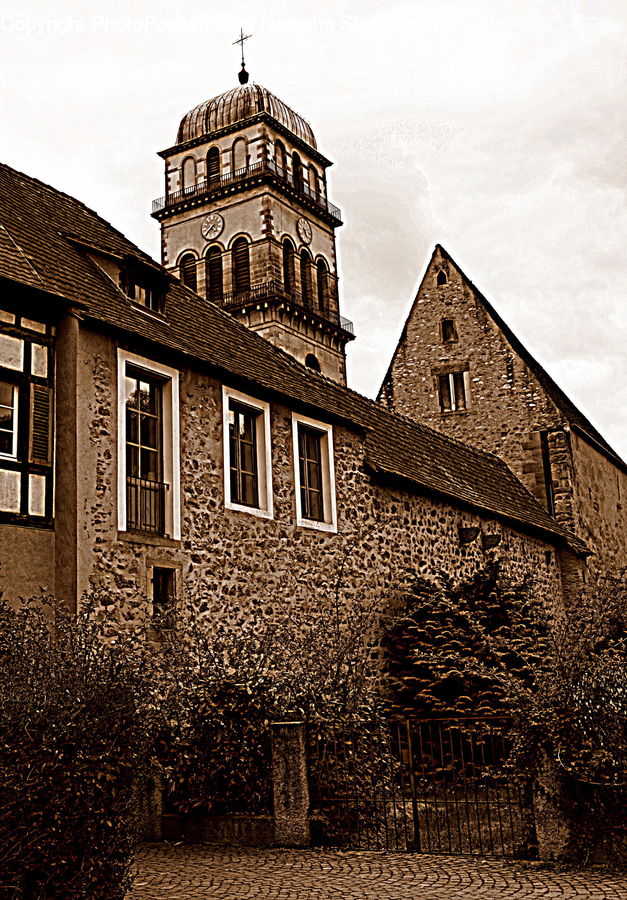 Building, Cottage, Housing, Architecture, Mansion, Monastery, Bell Tower
