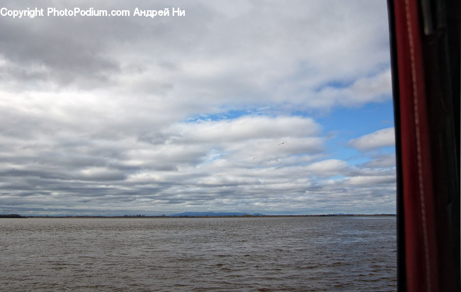 Horizon, Sky, Azure Sky, Cloud, Outdoors, Beach, Coast