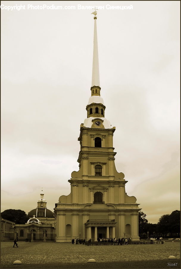 Architecture, Tower, Bell Tower, Clock Tower, Spire, Steeple, Church