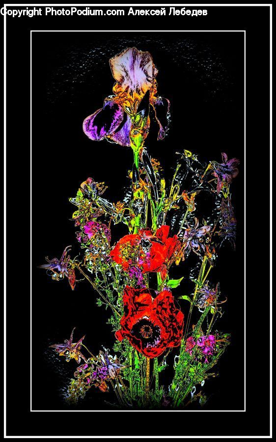Floral Design, Art, Modern Art, Flower Arrangement, Ikebana, Plant, Potted Plant