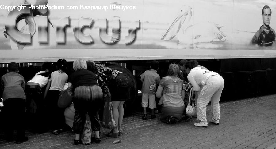 People, Person, Human, Back, Child, Kid, Subway