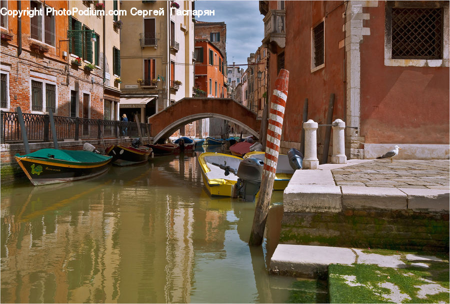 Boat, Watercraft, Canal, Outdoors, River, Water, Gondola