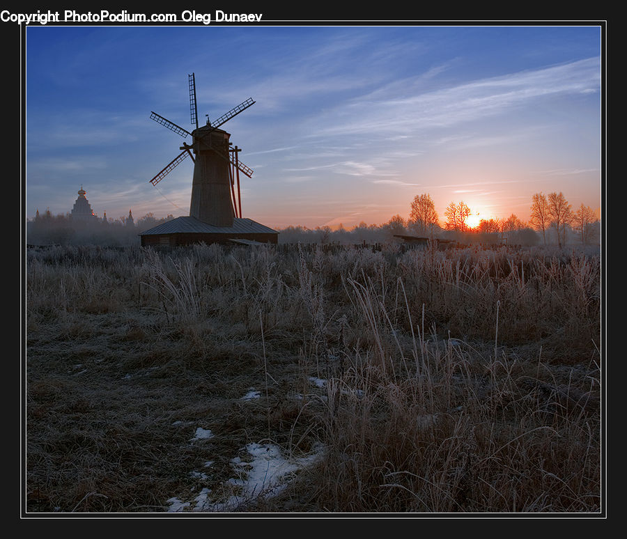 Engine, Machine, Motor, Turbine, Wind Turbine, Field, Grass