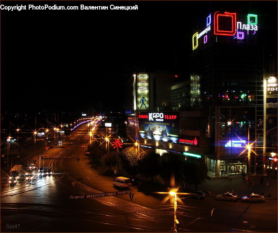 Intersection, Road, Traffic Jam, City, Downtown, Metropolis, Urban