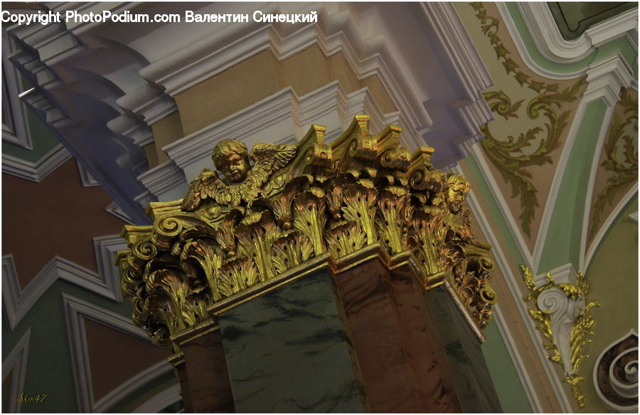Altar, Architecture, Art, Gargoyle, Statue, Banister, Handrail