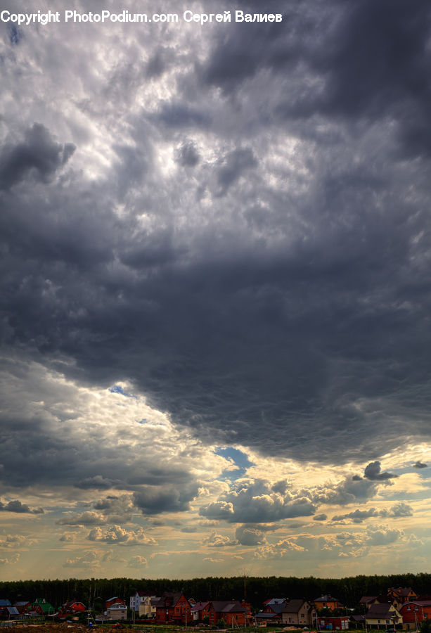 Azure Sky, Cloud, Outdoors, Sky, Cumulus