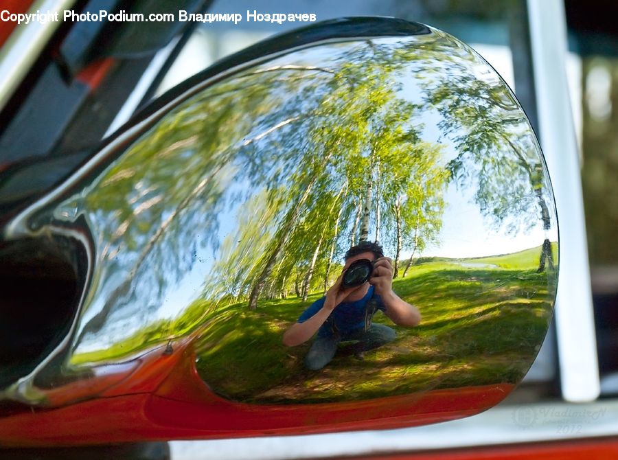 People, Person, Human, Car Mirror, Mirror, Diver, Diving