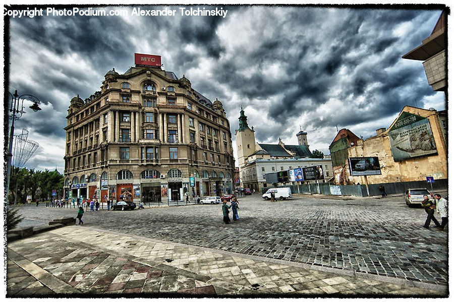 Cobblestone, Pavement, Walkway, Architecture, Downtown, Plaza, Town Square