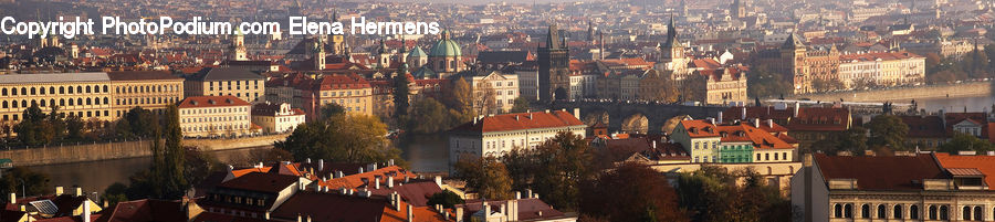 City, Downtown, Architecture, Castle, Fort, Building, Town