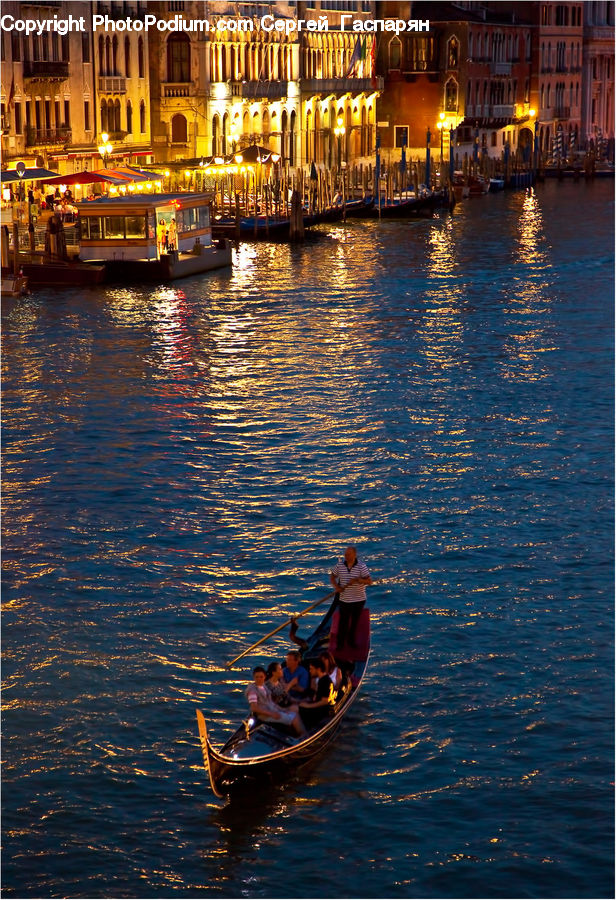 Boat, Gondola, Canal, Outdoors, River, Water, Outrigger