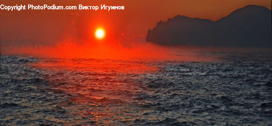 Dawn, Dusk, Sky, Sunrise, Sunset, Beach, Coast