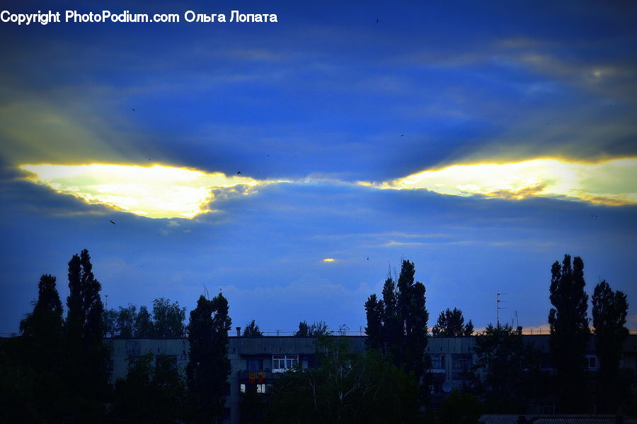 Azure Sky, Cloud, Outdoors, Sky, Dawn, Dusk, Red Sky