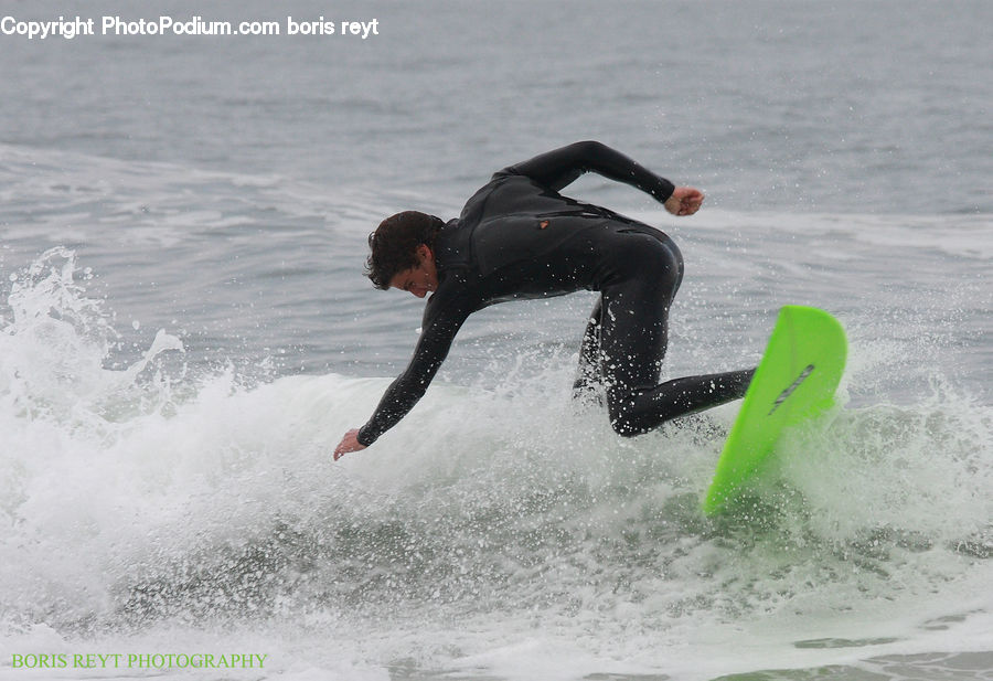 Sport, Surfboard, Surfing, Outdoors, Sea, Sea Waves, Water