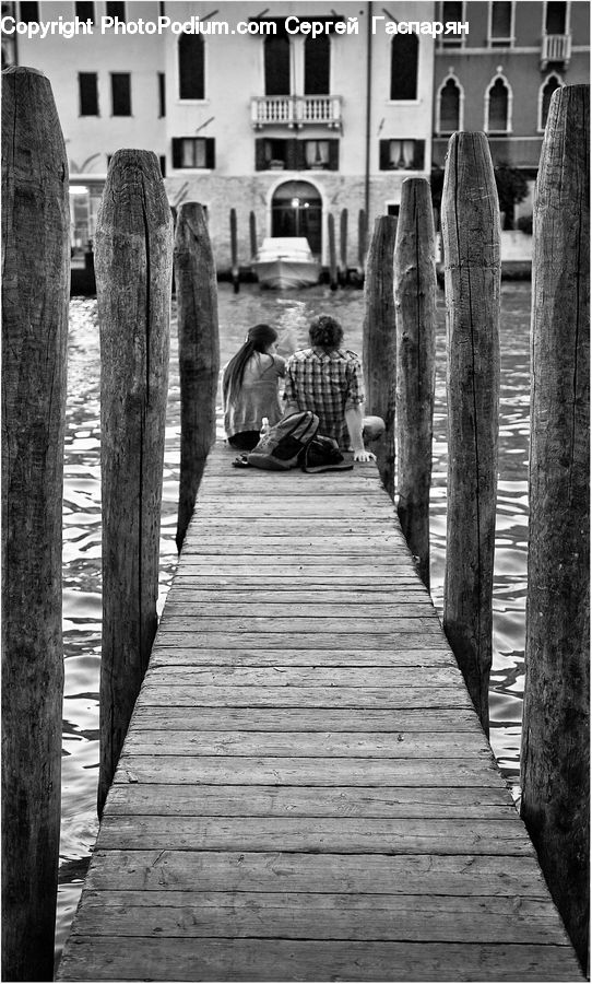 Brick, Arch, Dock, Pier, Bus, Vehicle, Alley