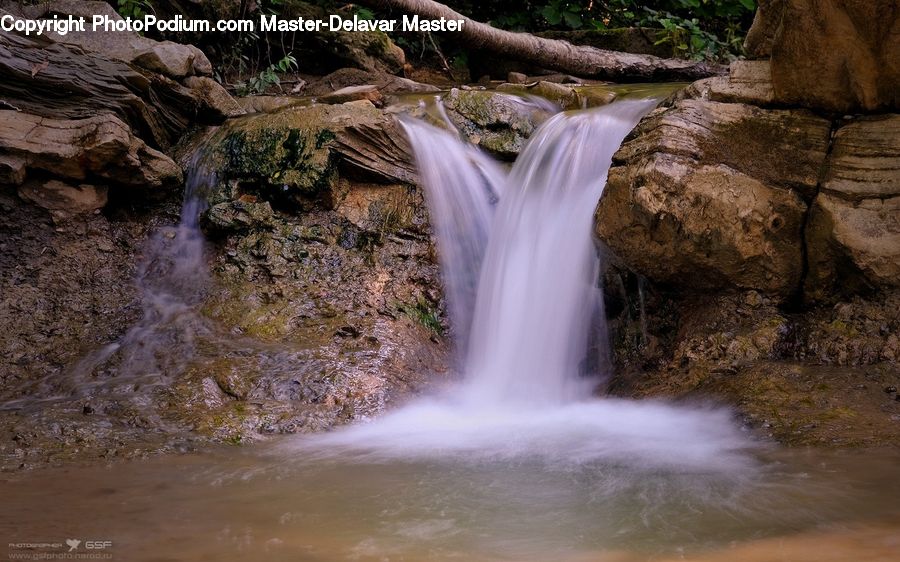 Outdoors, River, Water, Waterfall, Creek, Rock, Forest