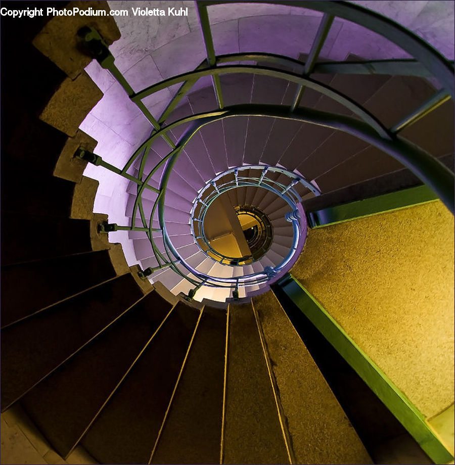 Banister, Handrail, Staircase, Spiral