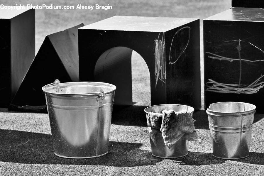 Bucket, Cup, Pot, Pottery