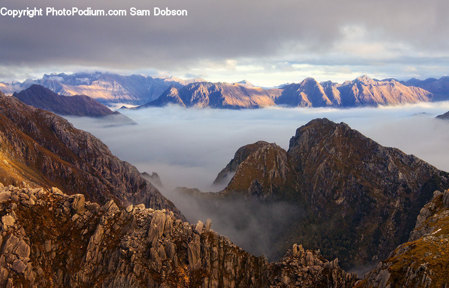 Alps, Crest, Mountain, Peak, Arctic, Glacier, Ice