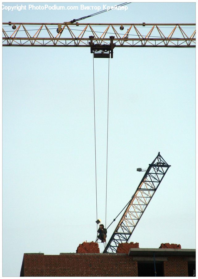 Constriction Crane, Architecture, Spire, Steeple, Tower