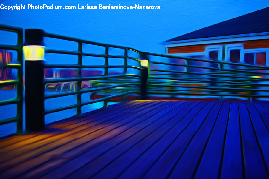 Building, Hut, Shelter, Boardwalk, Deck, Path, Sidewalk