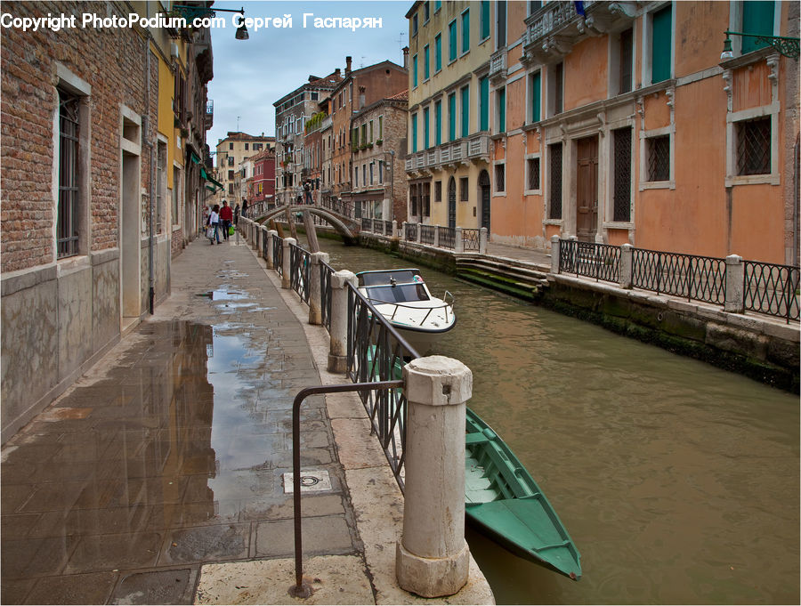 Boat, Watercraft, Canal, Outdoors, River, Water, Flagstone