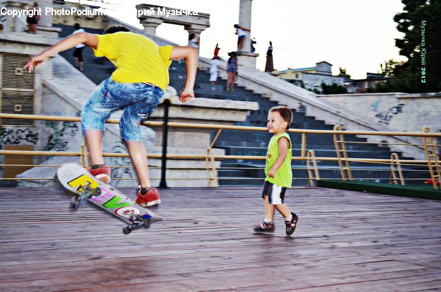 People, Person, Human, Skateboard, Sport, Building, Housing