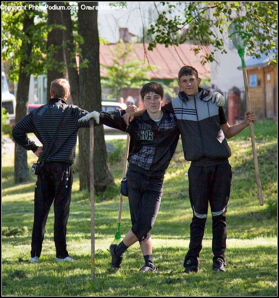 Human, People, Person, Plant, Potted Plant, Football, Sport