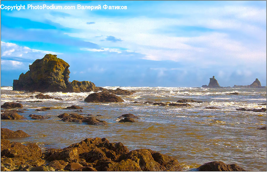 Cliff, Outdoors, Beach, Coast, Sea, Water, Rock