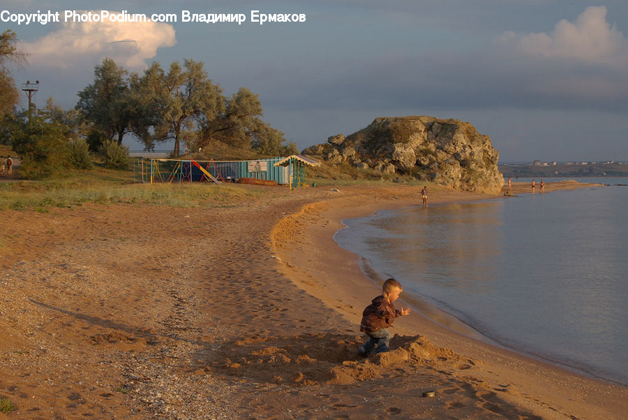 Beach, Coast, Outdoors, Sea, Water, Dirt Road, Gravel
