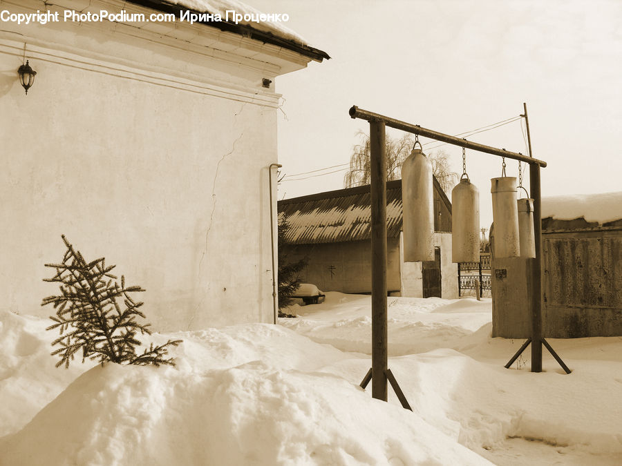 Blizzard, Outdoors, Snow, Weather, Winter, Ice, Patio