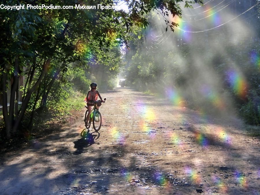 Outdoors, Rainbow, Sky, Bicycle, Bike, Vehicle, Mountain Bike