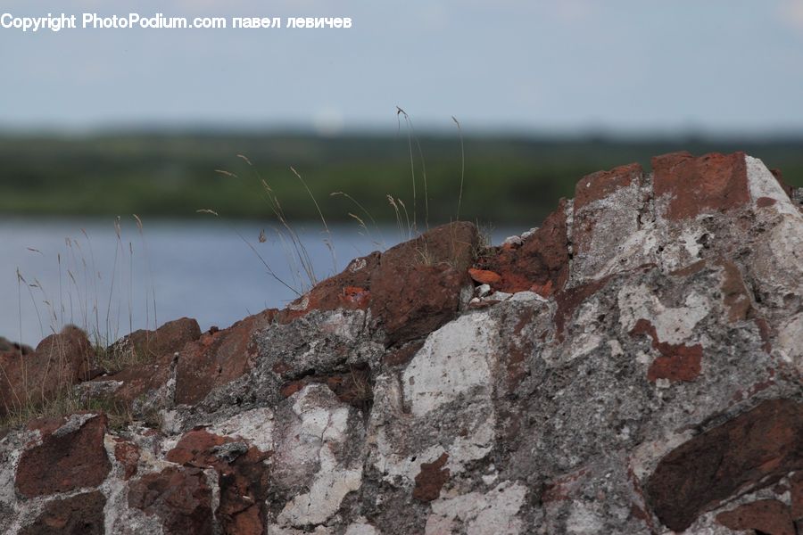Rubble, Pavement, Cliff, Outdoors, Granite, Marble, Soil