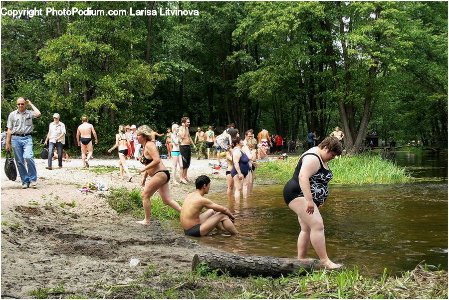 Human, People, Person, Mud, Soil, Bikini, Maillot