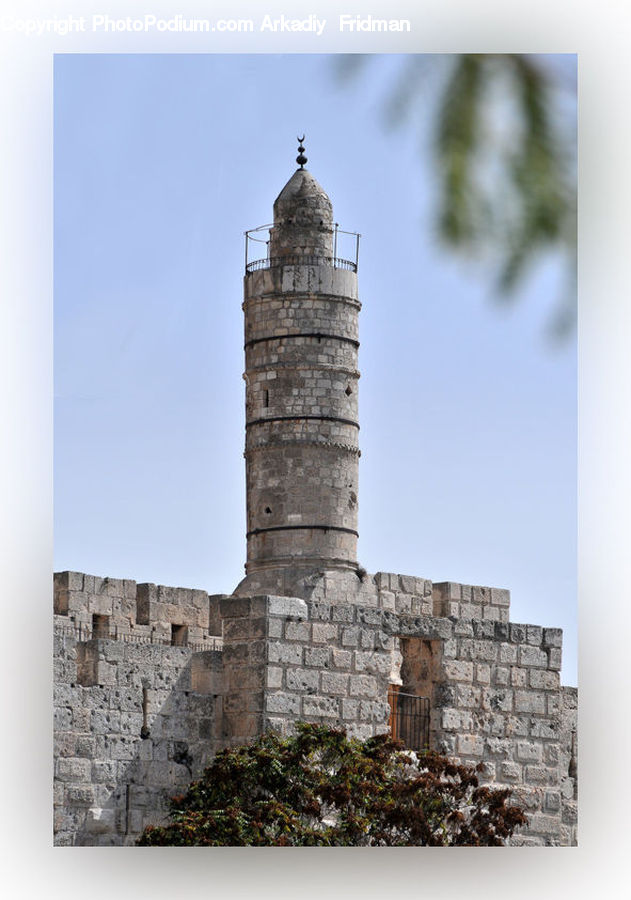 Ruins, Rubble, Fence, Wall, Architecture, Bell Tower, Clock Tower