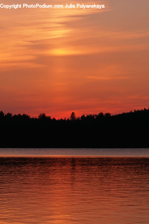 Dawn, Dusk, Red Sky, Sky, Sunrise, Sunset, Outdoors