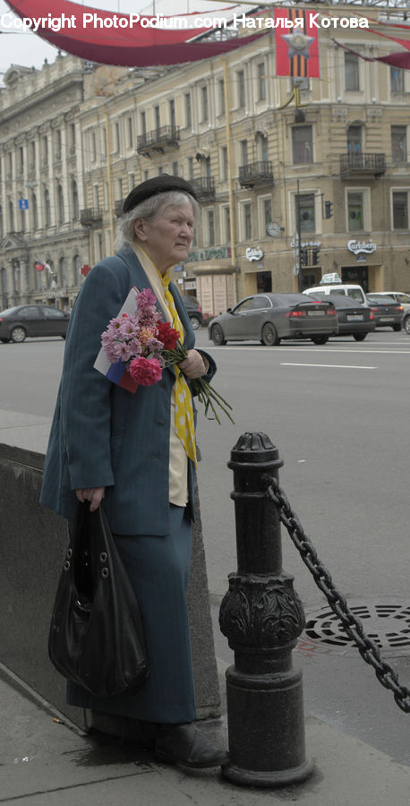 People, Person, Human, Cross, Column, Pillar, Flower