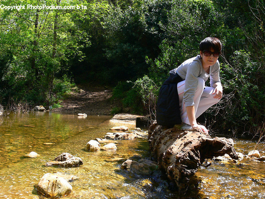 Human, People, Person, Creek, Outdoors, River, Water