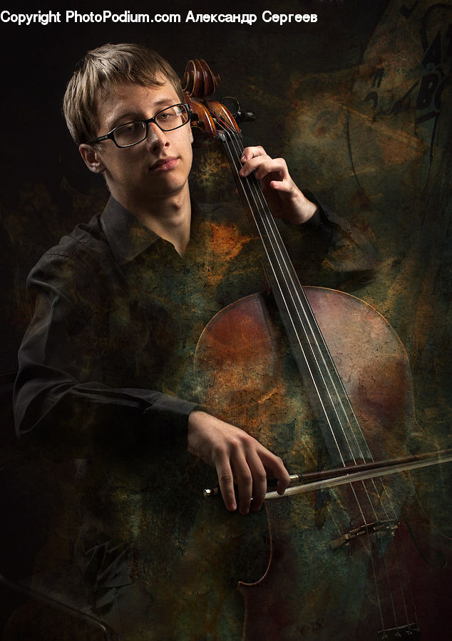 Human, People, Person, Cello, Musical Instrument, Fiddle, Violin