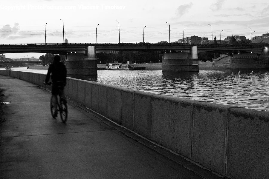 People, Person, Human, Bridge, Bicycle, Bike, Cyclist