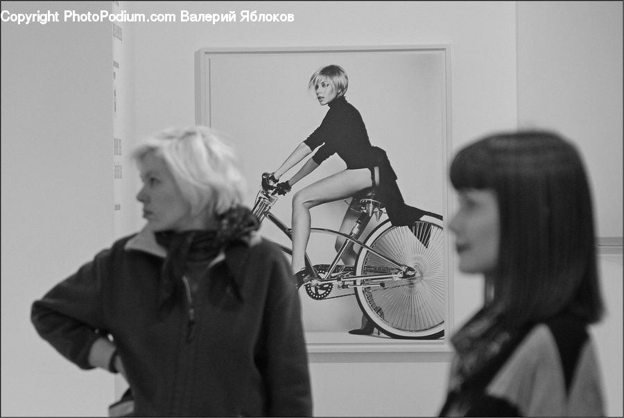 Human, People, Person, Bicycle, Bike, Vehicle, Blonde