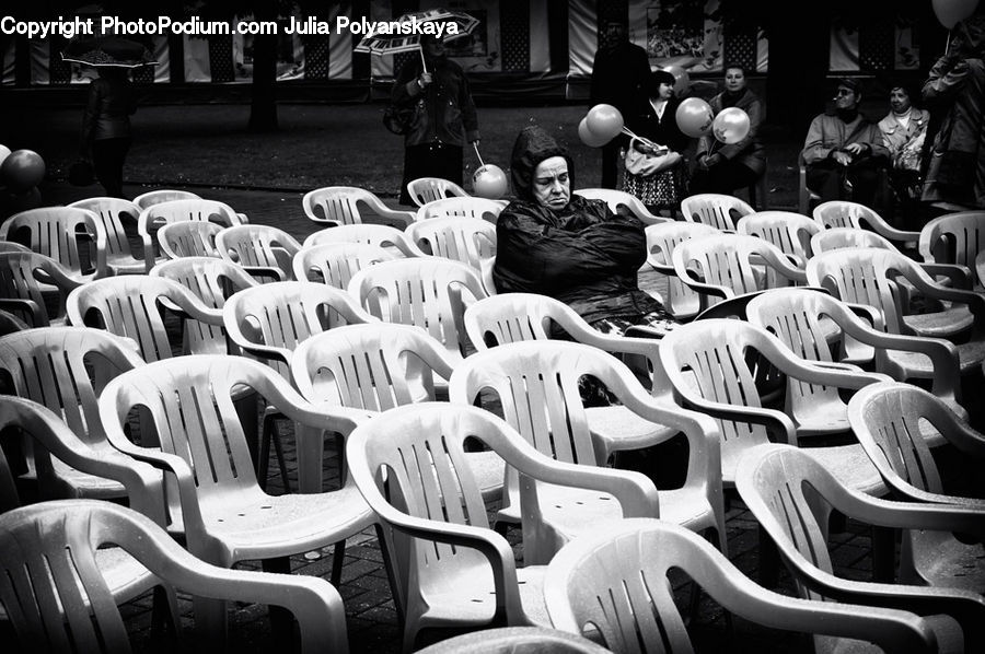 Chair, Furniture, People, Person, Human, Cinema, Theater