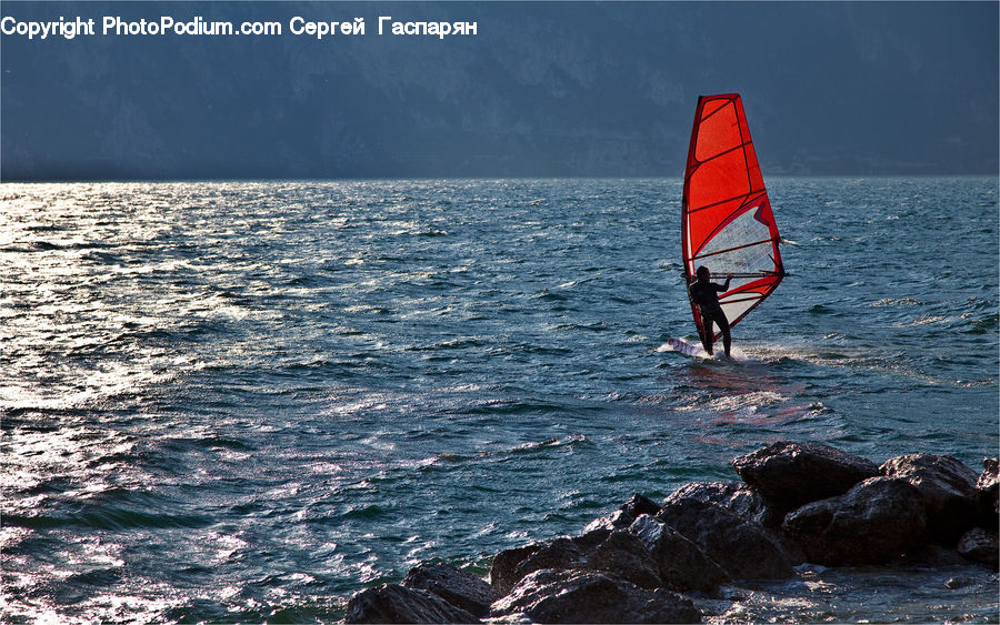 Boat, Dinghy, Yacht, Outdoors, Sea, Sea Waves, Sport