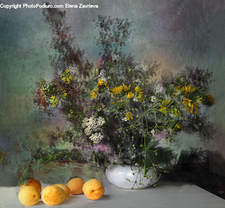 Citrus Fruit, Fruit, Grapefruit, Flower, Flower Arrangement, Flower Bouquet, Floral Design
