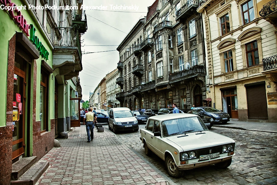 Automobile, Car, Vehicle, Boardwalk, Path, Pavement, Sidewalk