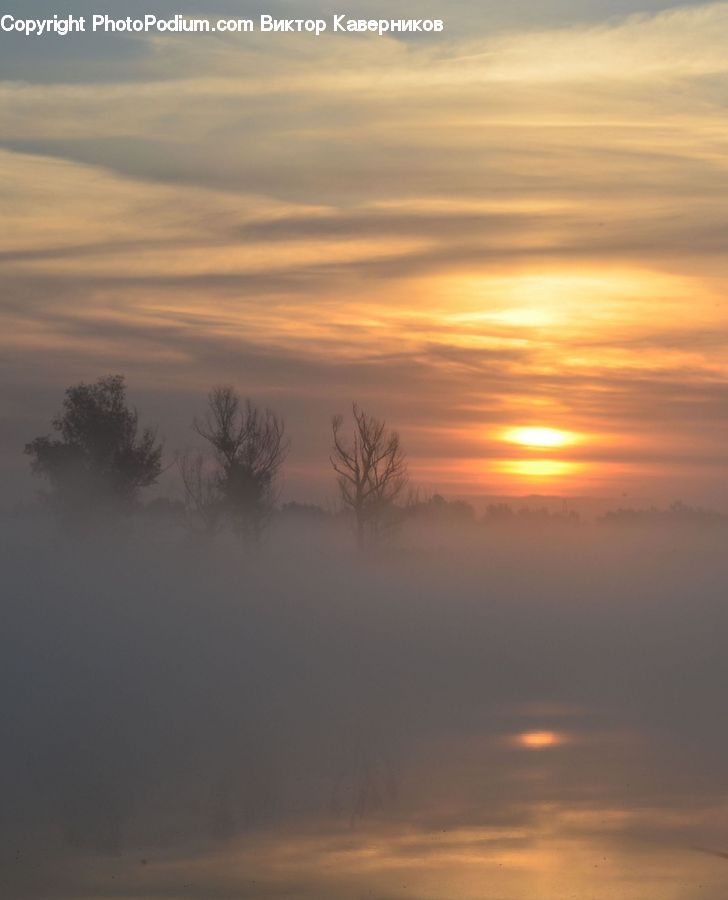 Dawn, Dusk, Sky, Sunrise, Sunset, Outdoors, Sun
