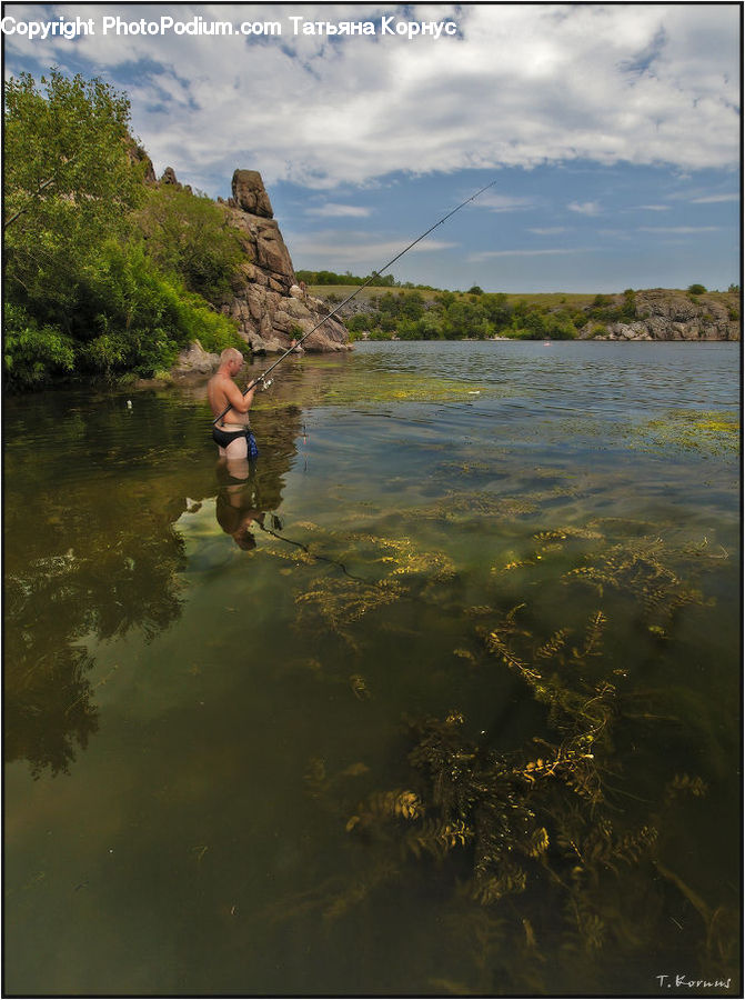 People, Person, Human, Algae, Outdoors, River, Water