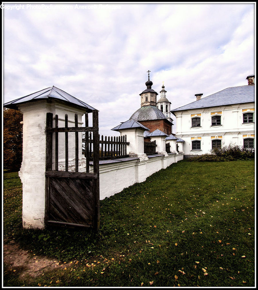 Building, Housing, Villa, Cottage, Bench, Architecture, Bell Tower