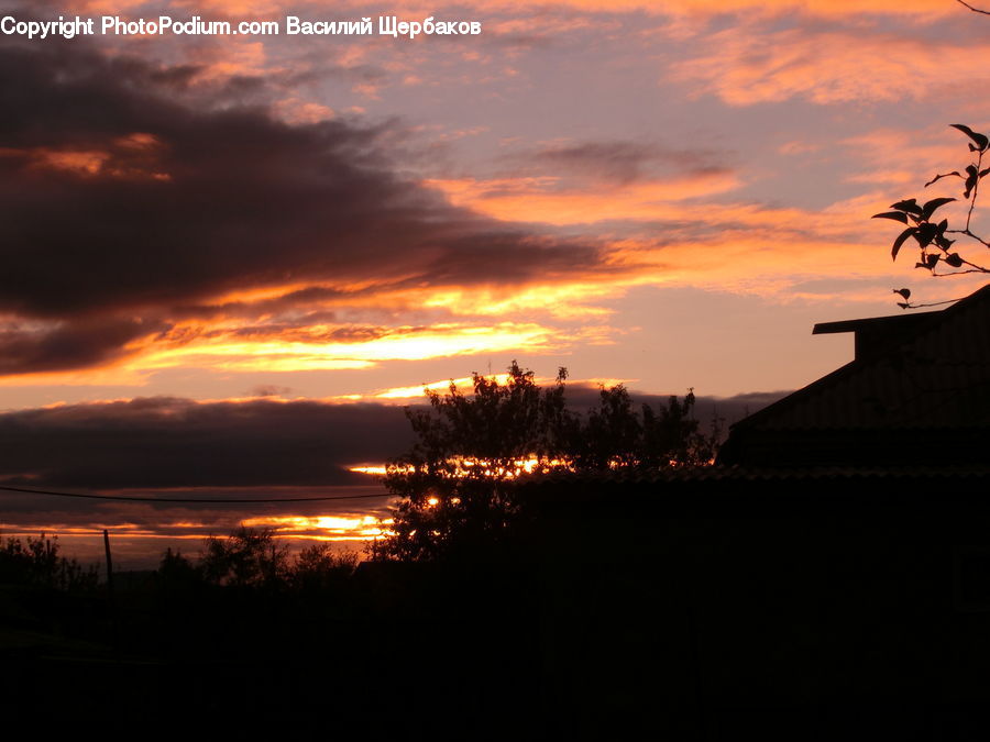 Dawn, Dusk, Red Sky, Sky, Sunrise, Sunset, Outdoors