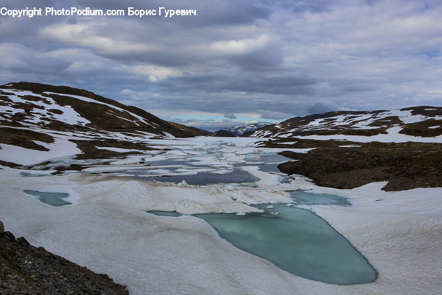 Arctic, Glacier, Ice, Mountain, Outdoors, Snow, Lagoon