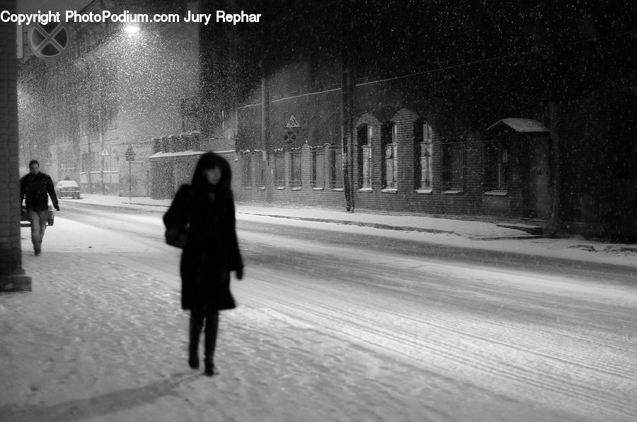 People, Person, Human, Ice, Outdoors, Snow, Alley